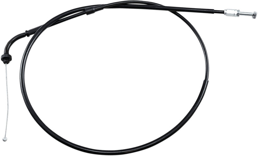 MOTION PRO MP02-323 Black Vinyl Throttle Cable - Pull - +6" - '95-'07 VT1100