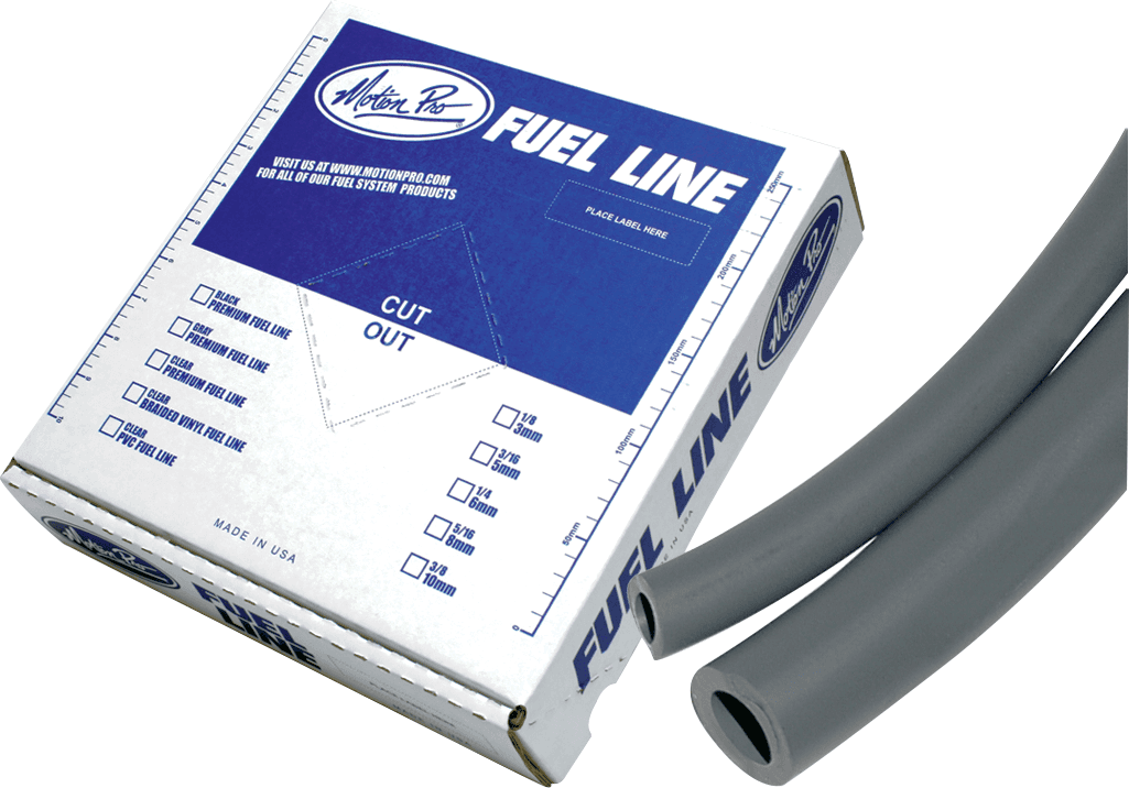 MOTION PRO MP12-032 Premium Fuel Line - Gray - 1/4" - 25'