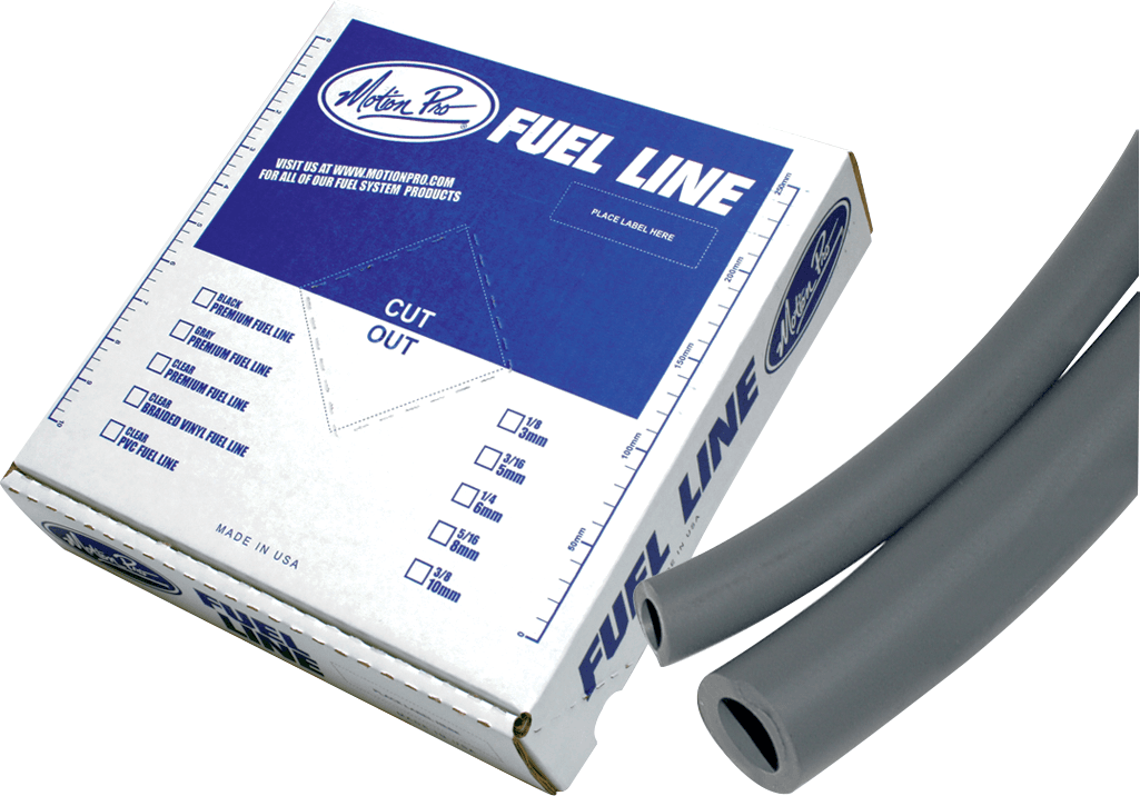 MOTION PRO MP12-032 Premium Fuel Line - Gray - 1/4" - 25'