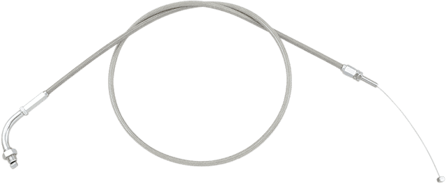 MOTION PRO MP62-0331 Armor Coat Stainless Steel Throttle/Idle Cable for Cruisers - Pull - VT600/750C