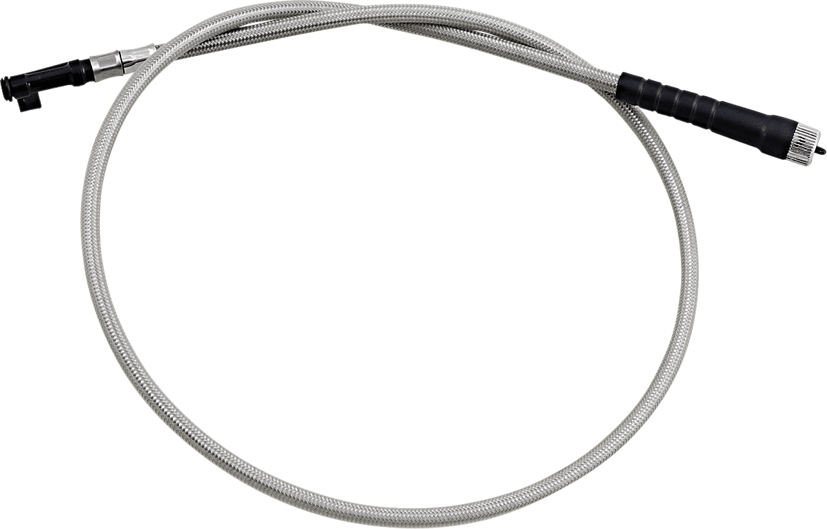 MOTION PRO MP62-0363 Armor Coat Braided Stainless Steel Speedometer Cable for Cruisers - Honda/Triumph