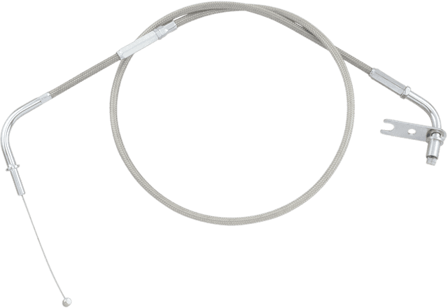 MOTION PRO MP63-0272 Armor Coat Stainless Steel Throttle/Idle Cable for Cruisers - Pull - Vulcan
