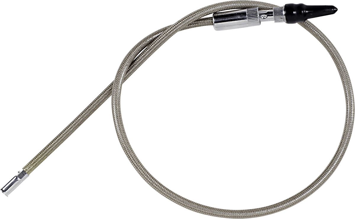 MOTION PRO MP64-0169 Armor Coat Braided Stainless Steel Speedometer Cable for Cruisers - Suzuki