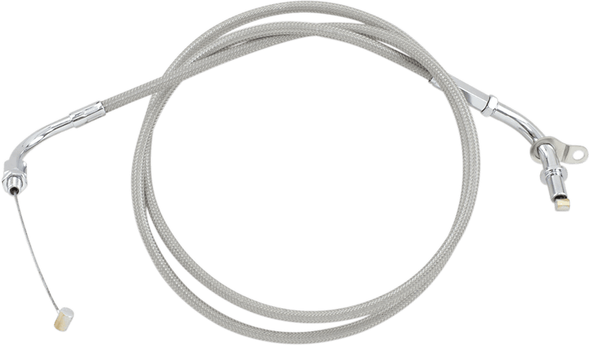 MOTION PRO MP65-0229 Armor Coat Stainless Steel Throttle/Idle Cable for Cruisers - Pull - Royal Star