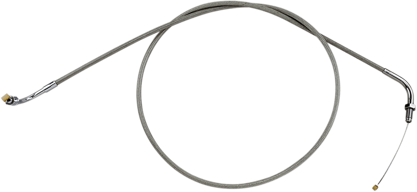 MOTION PRO MP65-0232 Armor Coat Stainless Steel Throttle/Idle Cable for Cruisers - Push - Royal Star