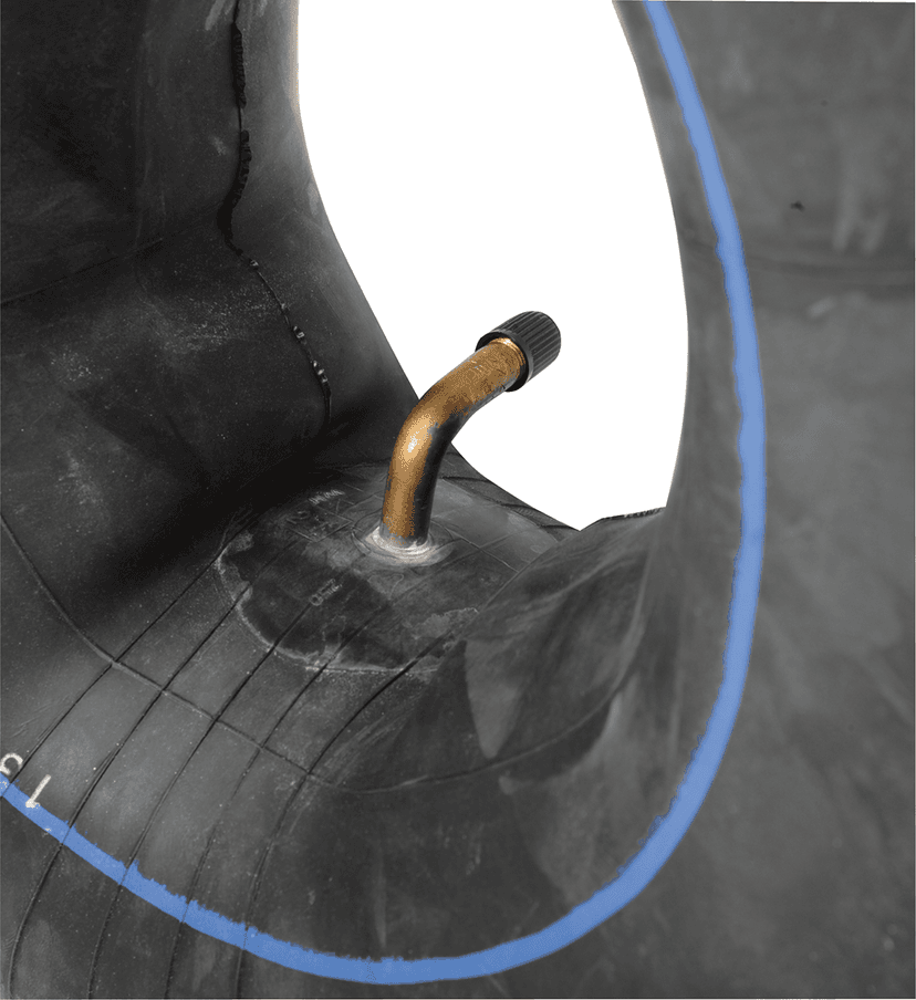 KENDA N-0602 Inner Tube - Standard - 6" - TR-244A - Center Metal Valve