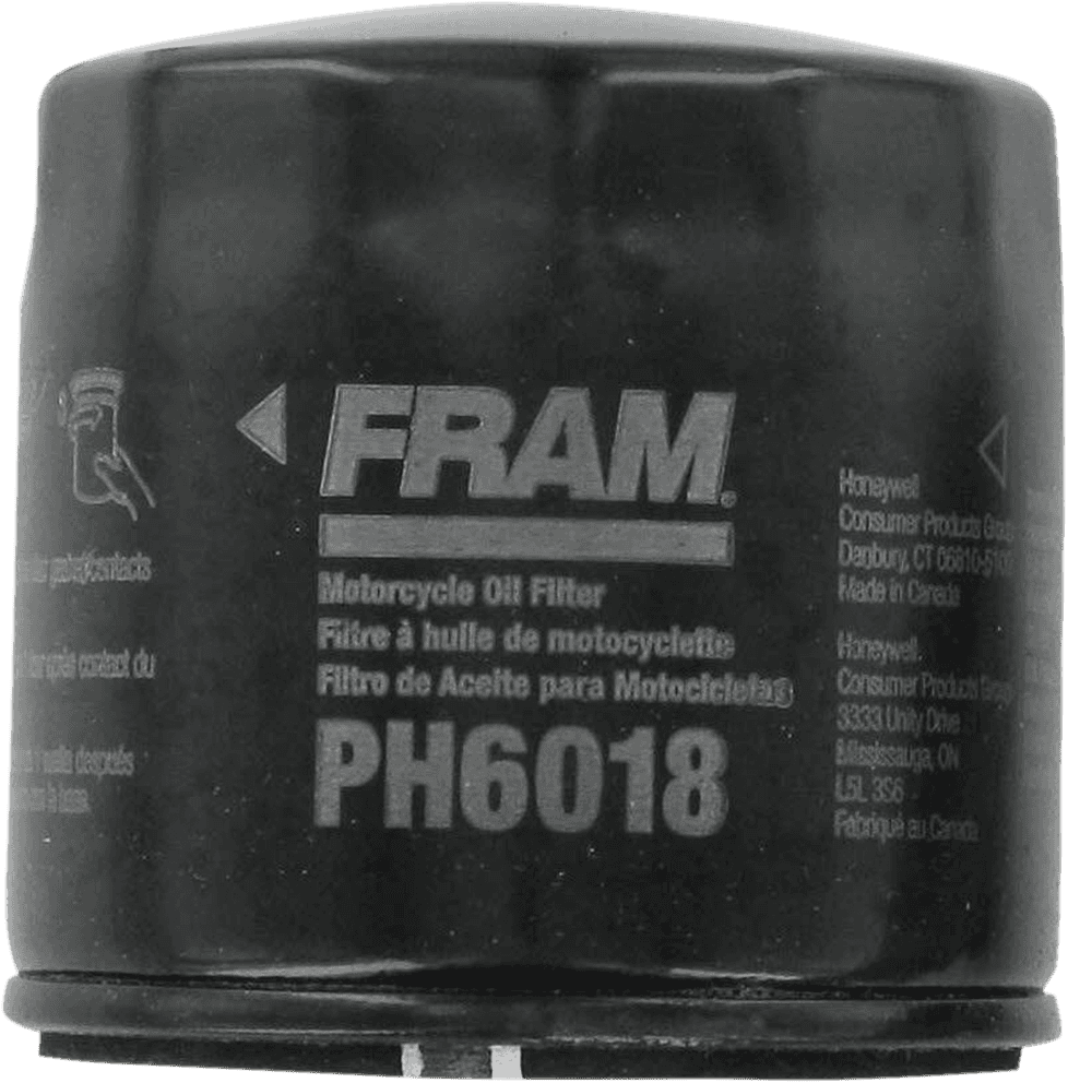 FRAM PH6018 Oil Filter - Black - Aprilia/Arctic Cat/Suzuki/Textron