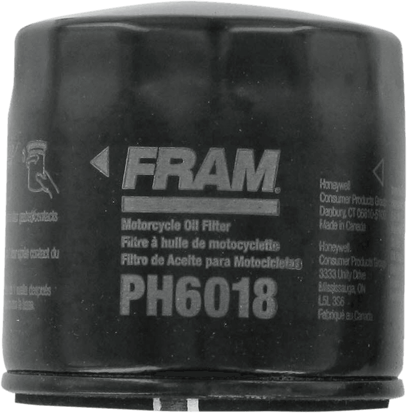FRAM PH6018 Oil Filter - Black - Aprilia/Arctic Cat/Suzuki/Textron