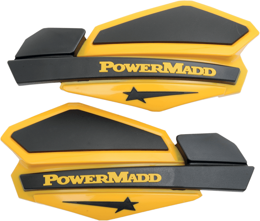 POWERMADD PM14201 Star Series Handguards - Yellow/Black