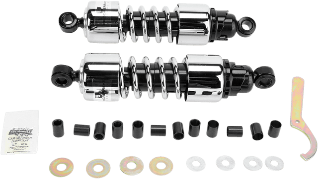 PROGRESSIVE SUSPENSION PS4201C Shocks - 11.5" - 412 Cruiser Series - Chrome - Heavy Duty