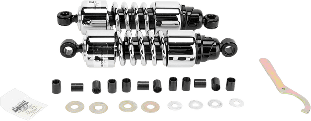 PROGRESSIVE SUSPENSION PS4202C Shocks - 11.5" - 412 Cruiser Series - Chrome - Standard