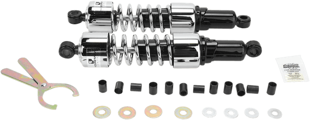 PROGRESSIVE SUSPENSION PS4220C Shocks - 14.25" - 412 Cruiser Series - Chrome - Standard