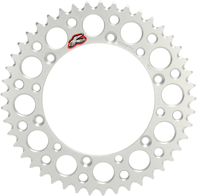 RENTHAL R112B-45 Rear Sprocket - Aluminum - 45 Tooth - Silver - Kawasaki