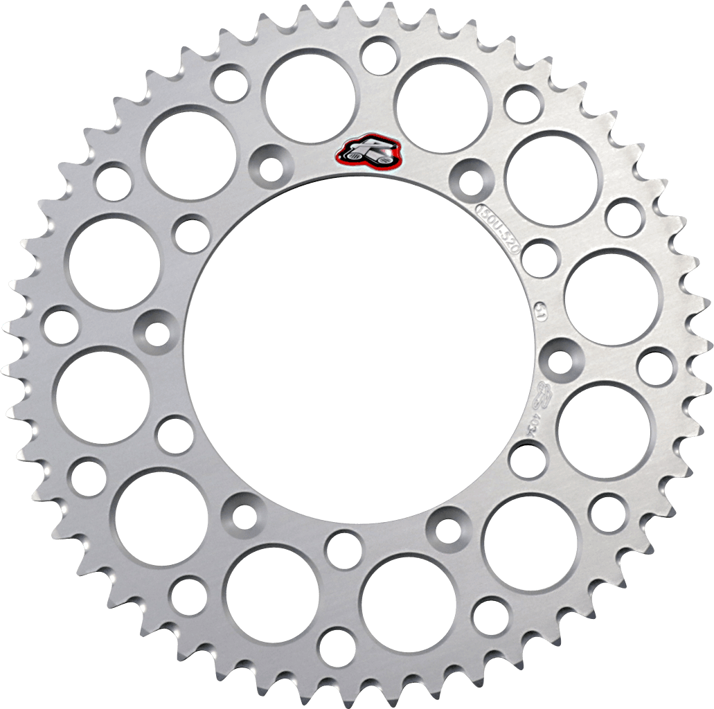 RENTHAL R150A-520-51 Rear Sprocket - Aluminum - 51 Tooth - Silver - Yamaha