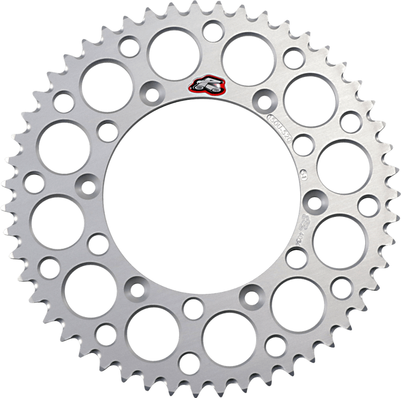 RENTHAL R150A-520-51 Rear Sprocket - Aluminum - 51 Tooth - Silver - Yamaha