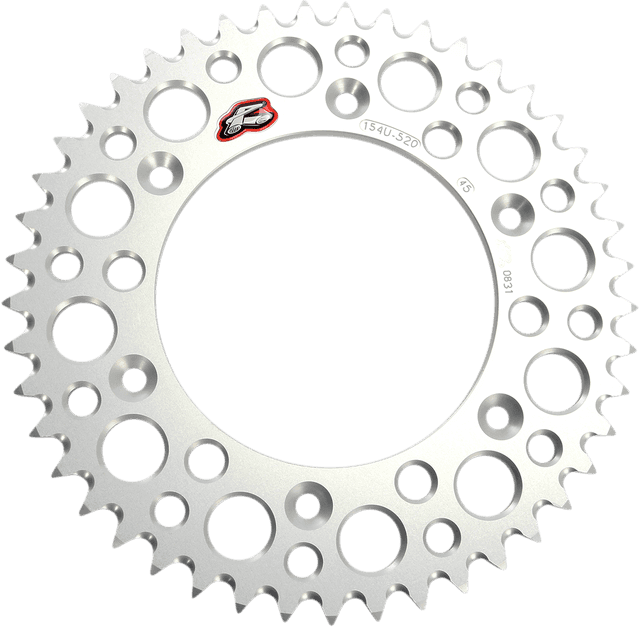 RENTHAL R154-45 Rear Sprocket - Aluminum - 45 Tooth - Silver - Honda