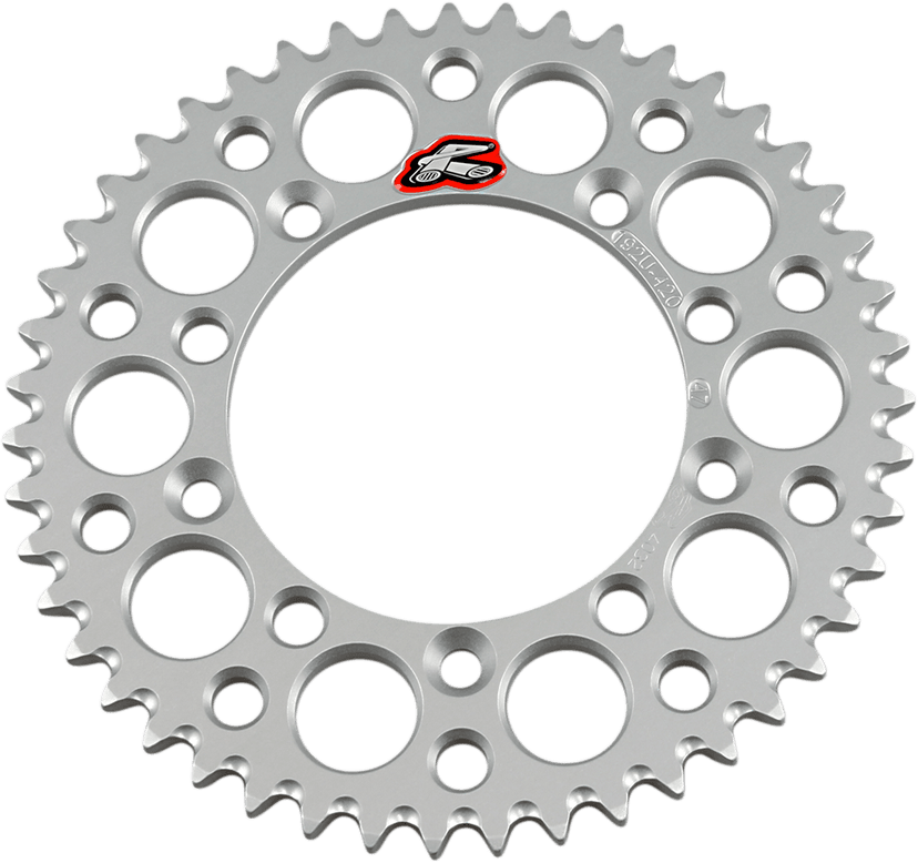 RENTHAL R192U-42047 Rear Sprocket - Aluminum - 47 Tooth - Silver - Gas Gas/Husqvarna/KTM