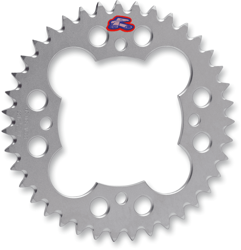RENTHAL R223-38 Rear Sprocket - Aluminum - 38 Tooth - Silver - Honda