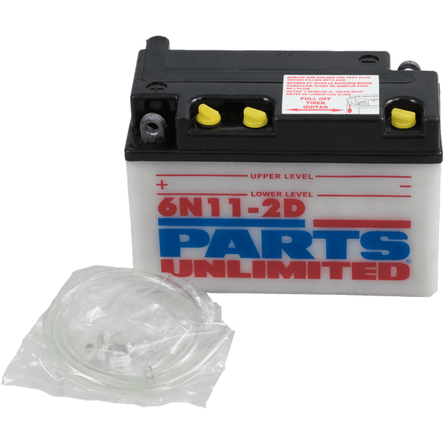 PARTS UNLIMITED R6N11-2D Conventional Battery — image 1 of 3