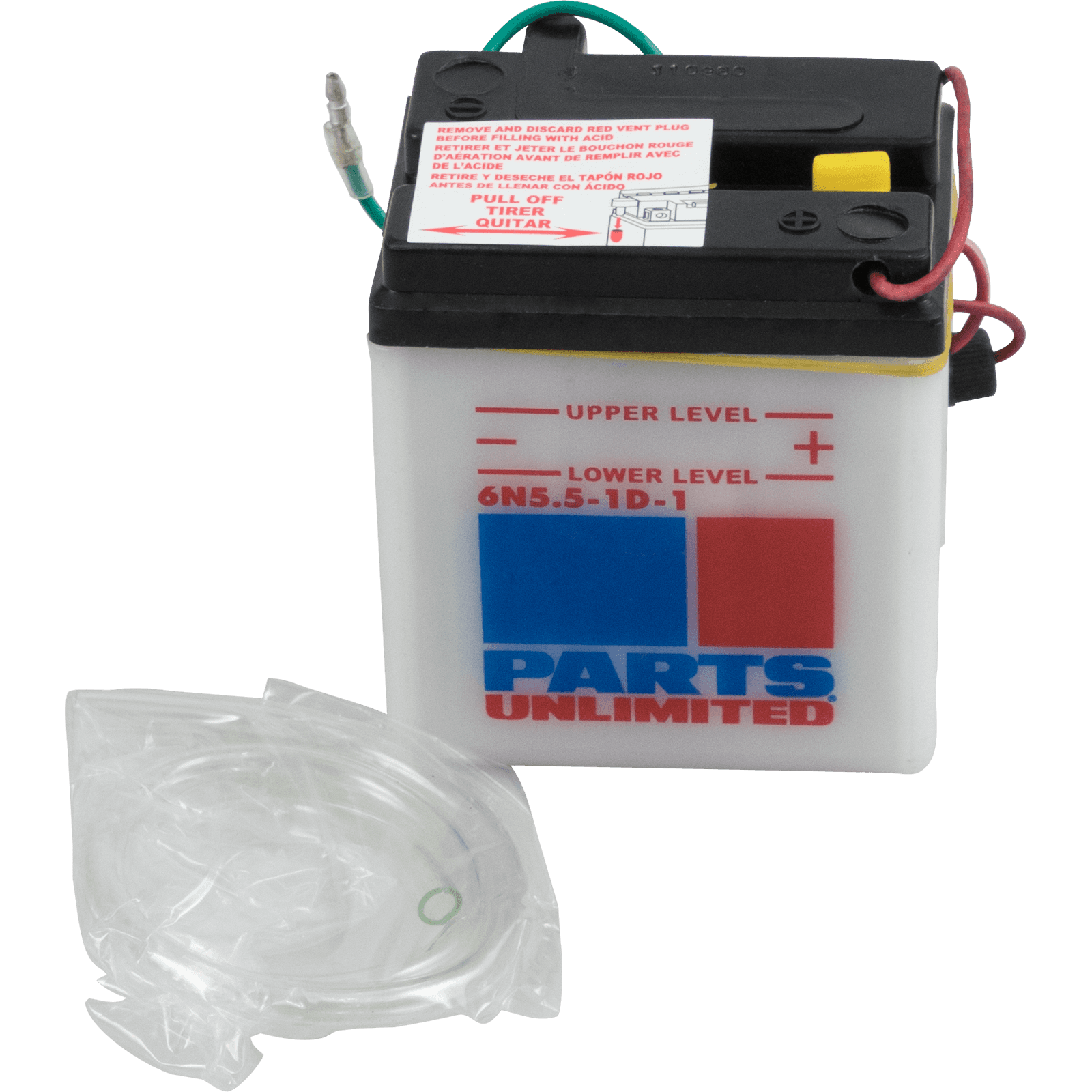 PARTS UNLIMITED R6N55-1D1 Conventional Battery