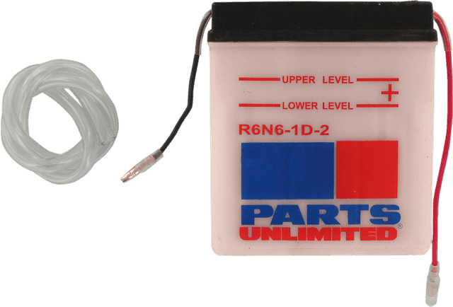 PARTS UNLIMITED R6N6-1D-2 Conventional Battery — image 1 of 2