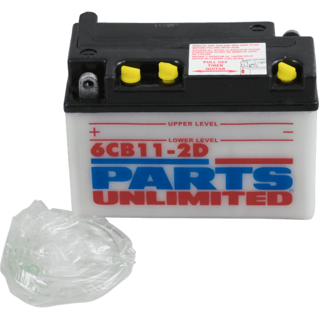 PARTS UNLIMITED R6YB11-2D Conventional Battery — image 1 of 3