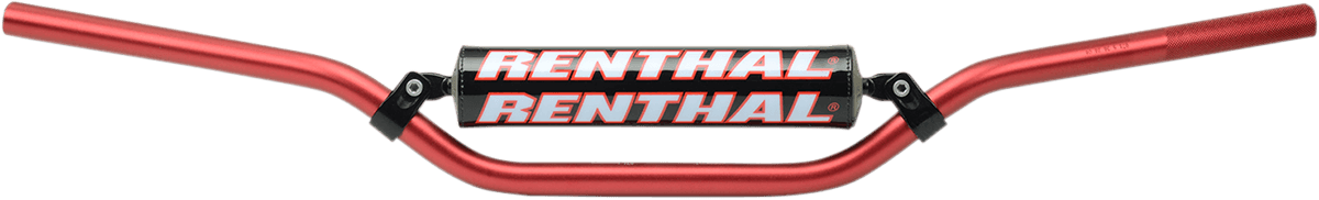 RENTHAL R7221-RD 7/8" Off-Road Handlebar - 722 - CR High/Ricky Johnson - Red
