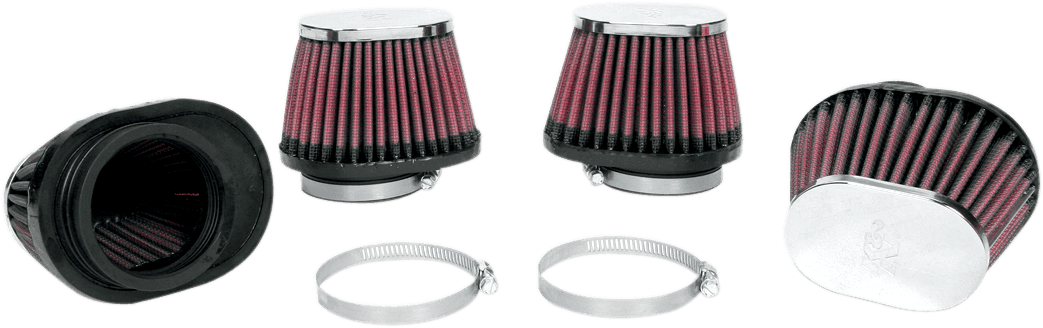 K & N RC-0984 Clamp-On Air Filters - Honda/Kawasaki/Suzuki/Yamaha