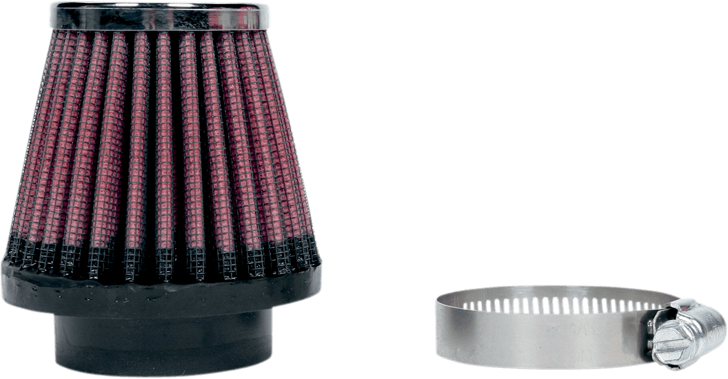 K & N RC-107 Universal Clamp-On Air Filter - 43 mm