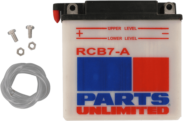 PARTS UNLIMITED RCB7A Battery - YB7A — image 1 of 2