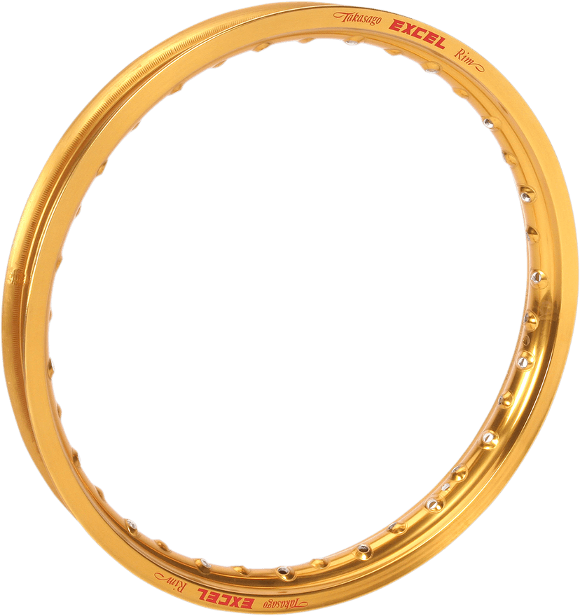 EXCEL RKGEG422 Rim - Takasago - Rear - 36 Hole - Gold - 19x2.15