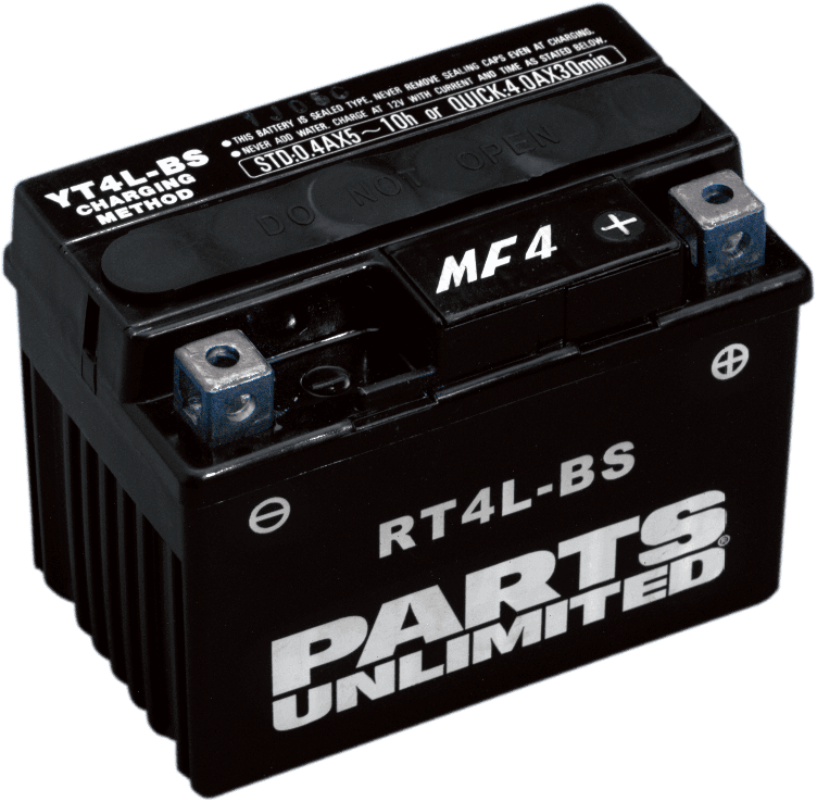 PARTS UNLIMITED RT4L-BS AGM Battery - RTX4LBS .18 L