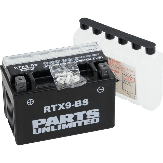 PARTS UNLIMITED RTX9-BS AGM Battery - RTX9-BS .40 L