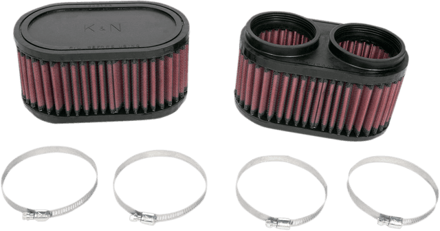 K & N RU-2922 Clamp-On Air Filters - Suzuki/Yamaha