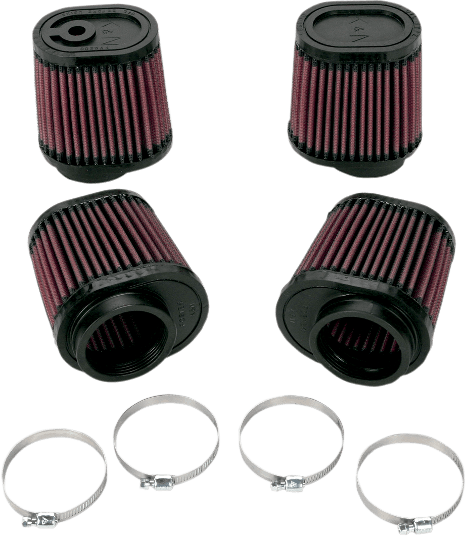 K & N RU-2989 Clamp-On Air Filters - Yamaha
