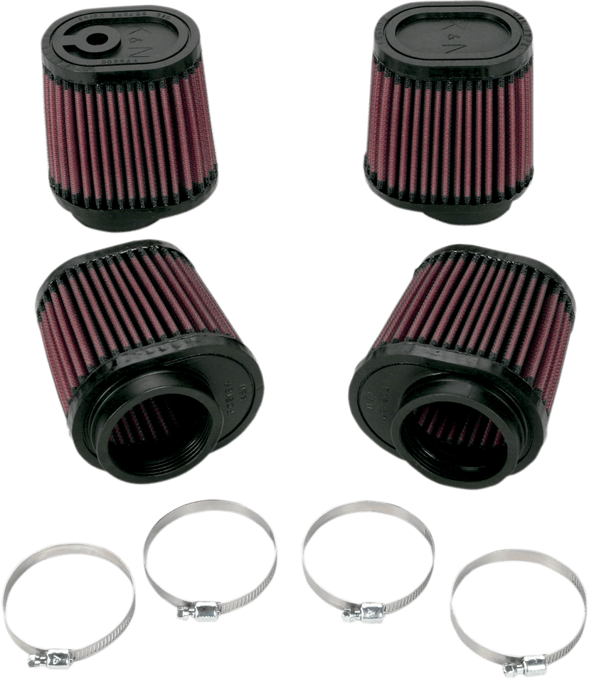 K & N RU-2989 Clamp-On Air Filters - Yamaha