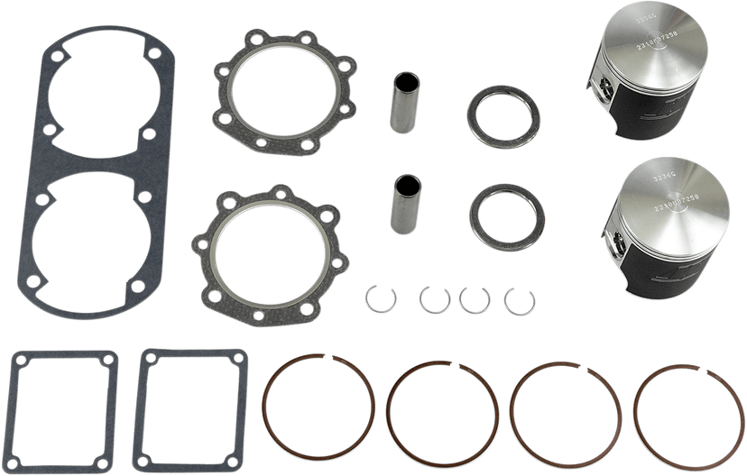 WISECO SK1036 Piston Kit with Gaskets - 72.50 mm - Yamaha