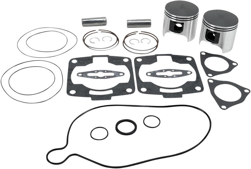 WISECO SK1272 Piston Kit with Gaskets - 81.00 mm - Polaris Engine Type - Polaris