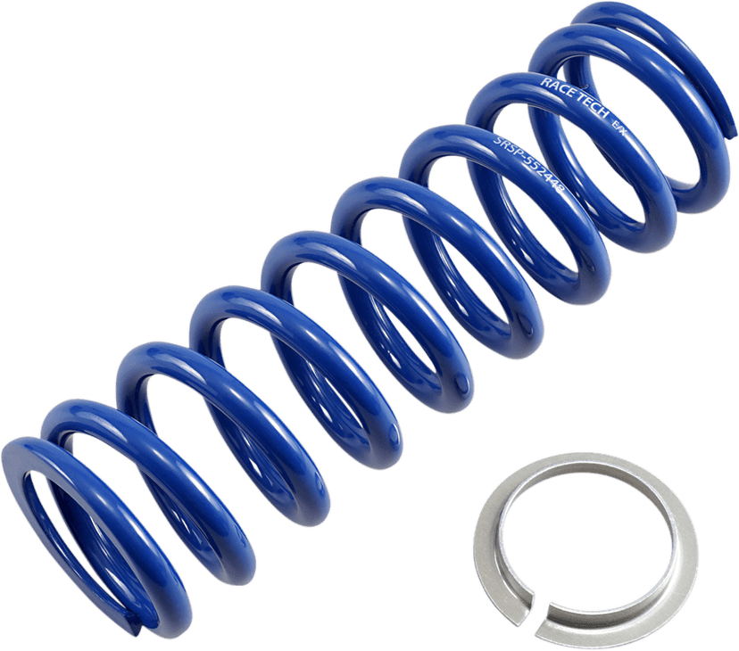 RACE TECH SRSP552448 Shock Spring - Front/Rear - Blue - Sport Series - Spring Rate 269 lb/in