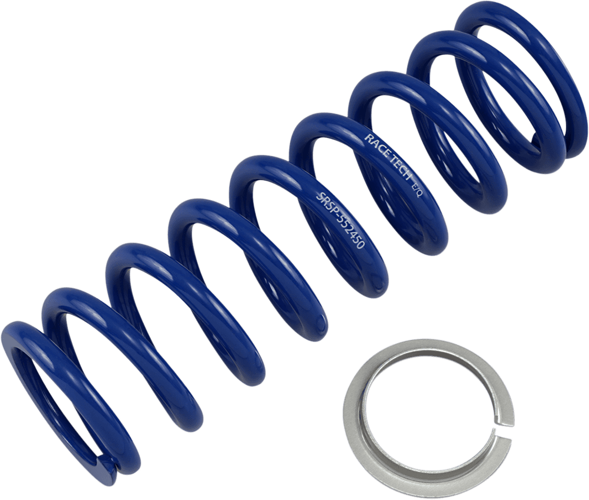 RACE TECH SRSP552450 Shock Spring - Front/Rear - Blue - Sport Series - Spring Rate 280 lb/in