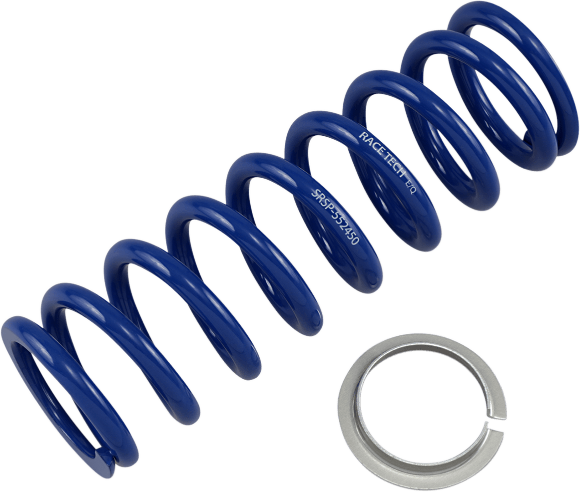 RACE TECH SRSP552450 Shock Spring - Front/Rear - Blue - Sport Series - Spring Rate 280 lb/in