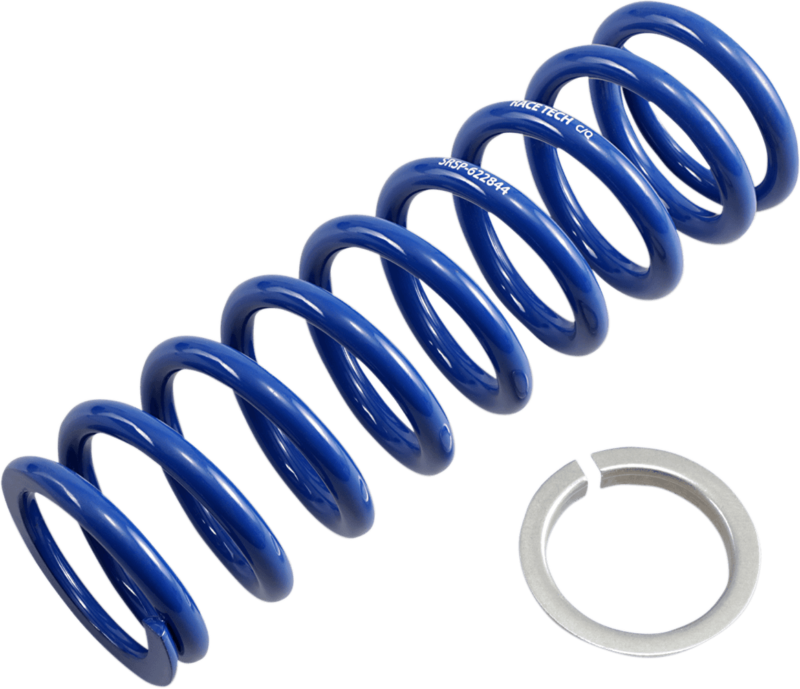 RACE TECH SRSP622844 Shock Spring - Front/Rear - Blue - Sport Series - Spring Rate 246 lb/in