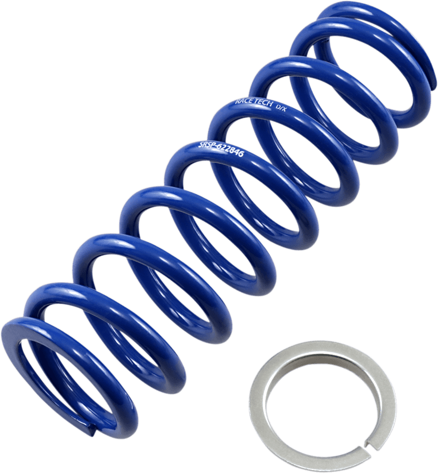RACE TECH SRSP622846 Shock Spring - Front/Rear - Blue - Sport Series - Spring Rate 258 lb/in