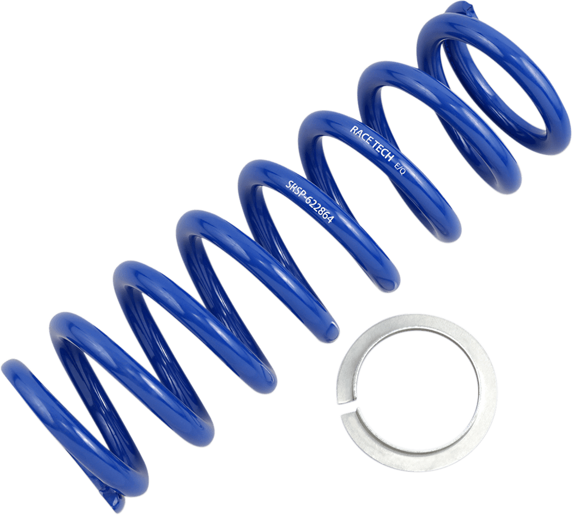 RACE TECH SRSP622864 Shock Spring - Front - Blue - Sport Series - Spring Rate 358 lb/in