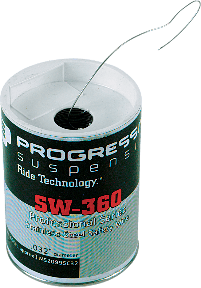 PROGRESSIVE SUSPENSION SW-360 Wire - Can - Stainless - 1lb