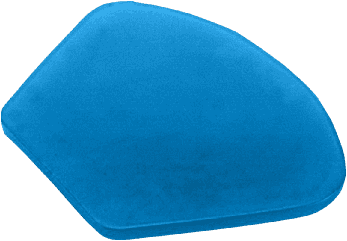 SADDLEMEN TRA9422 Pad - Do-It-Yourself - Large - Raw - Blue