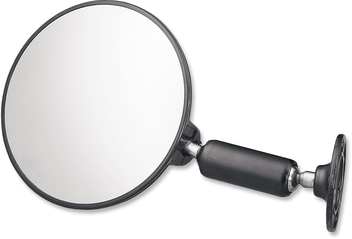 PARTS UNLIMITED VAN-01 Mirror - Rear View - Adjustable - Round - Black