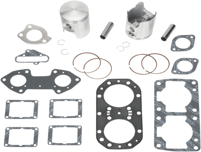 WISECO WK1017 Piston Kit - Kawasaki - 650 cc Twin Cylinder - +0.50 mm