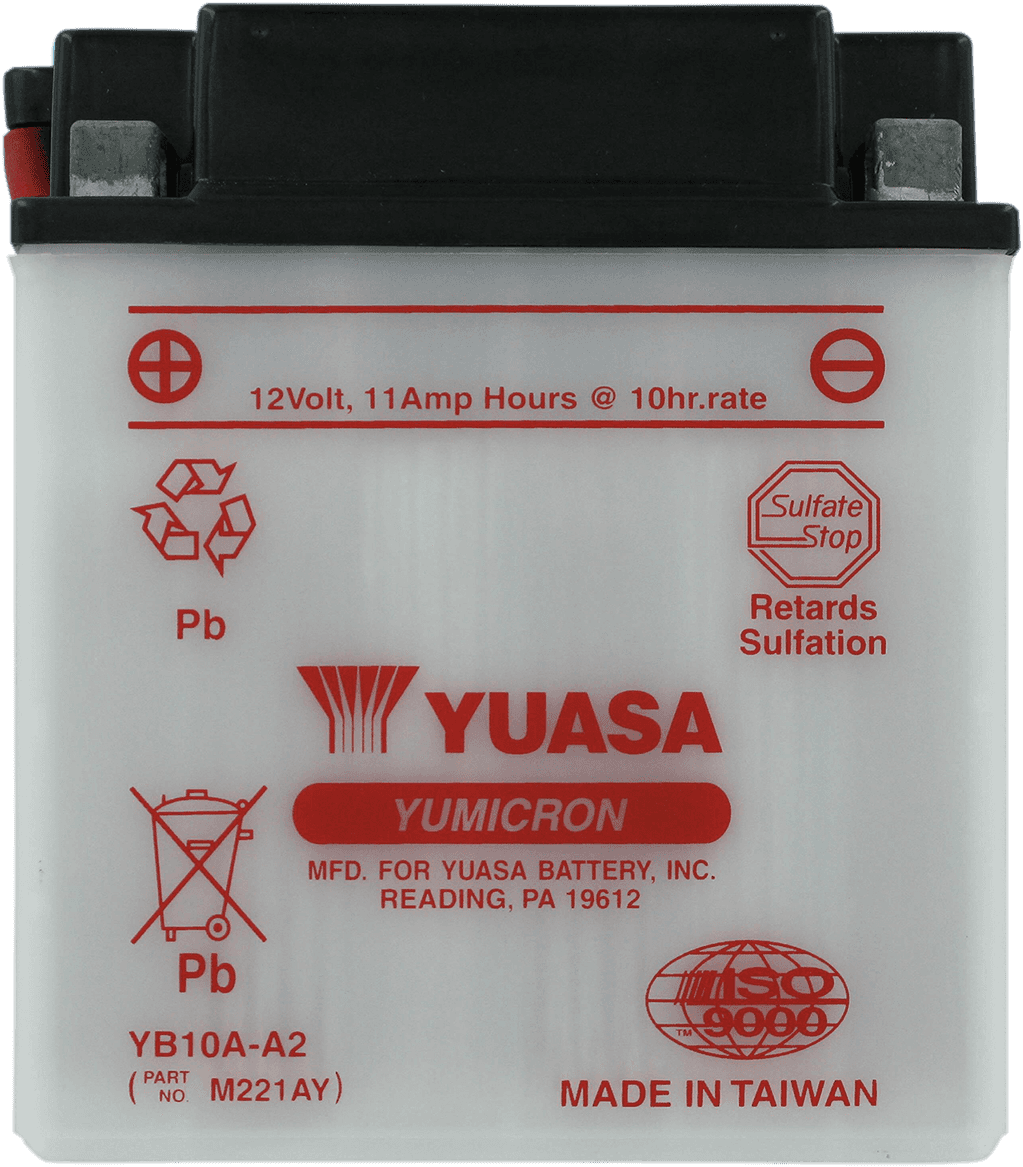 YUASA YB10A-A2 Battery - YB10A-A2