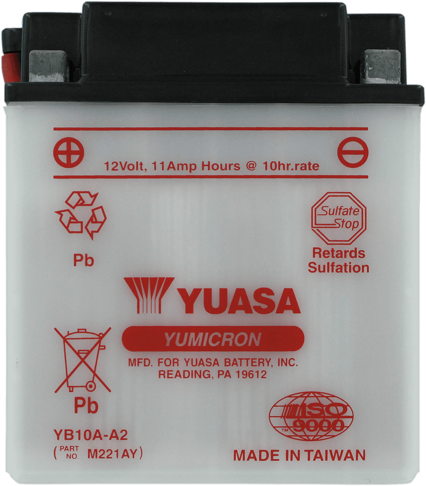 YUASA YB10A-A2 Battery - YB10A-A2